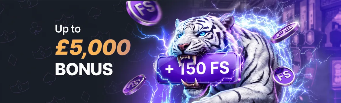 RichPrize Casino welcome bonus up to £5,000 and 150 free spins